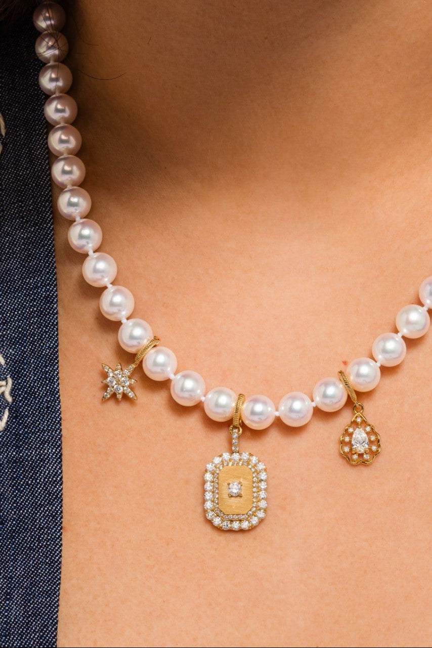 Pear Drop Diamonds with Detachable Clasp