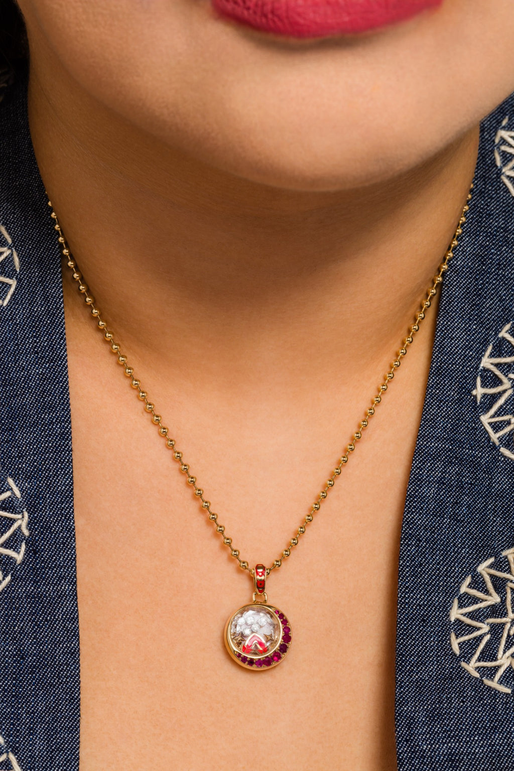 Baby Ruby Portal Pendant