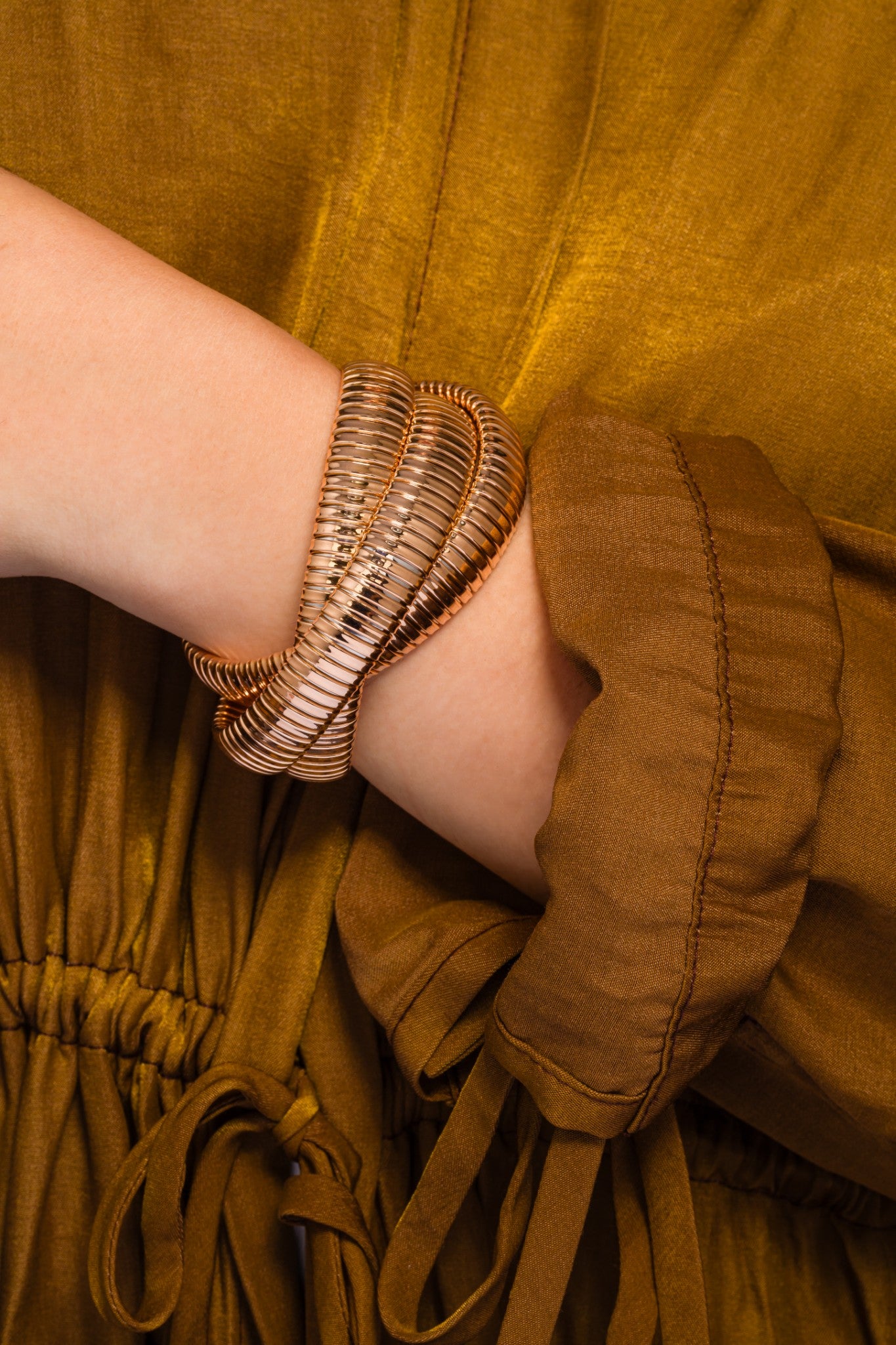 Triple Rolling Tubogas Bangle