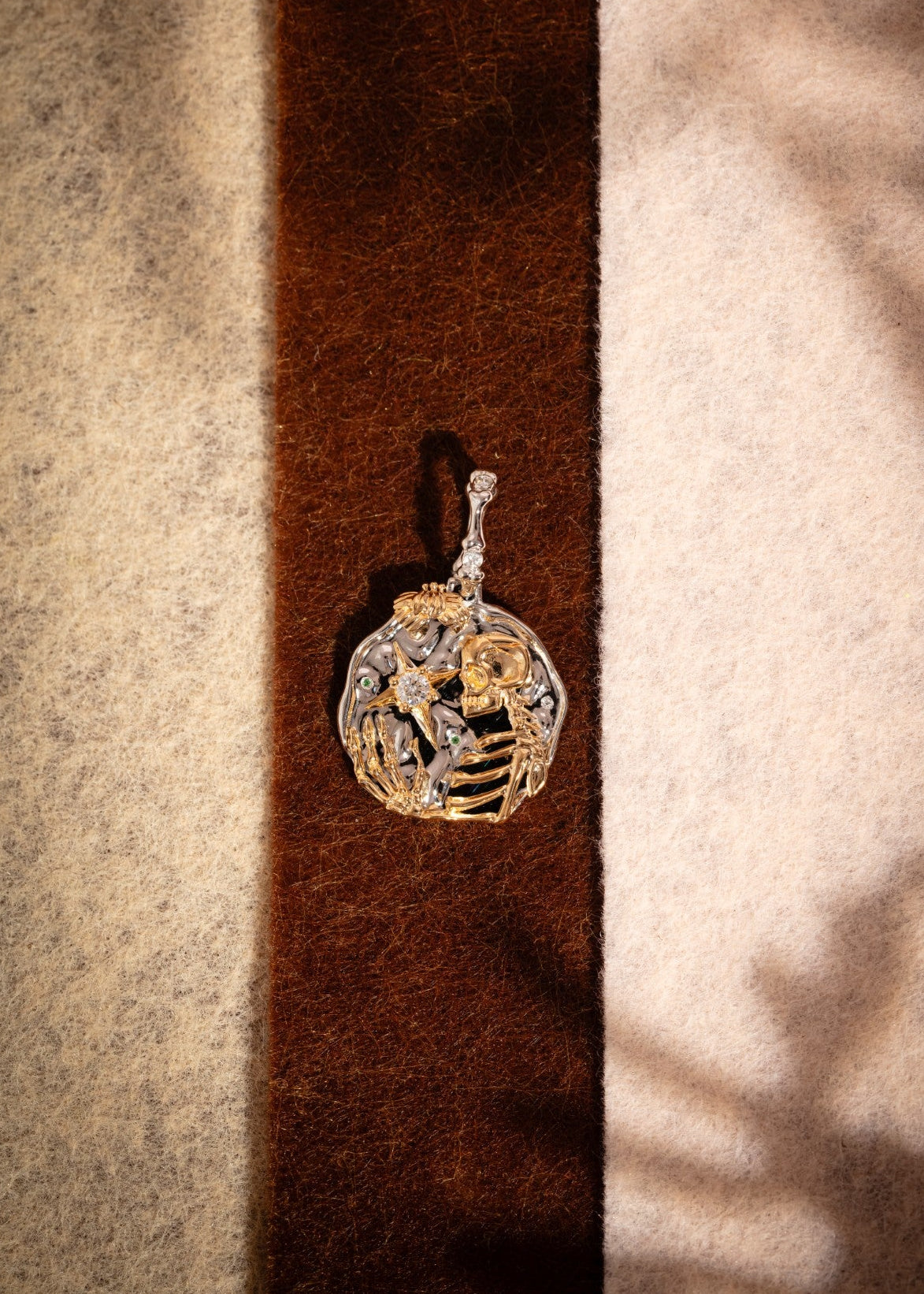 Skull and Bone Pendant