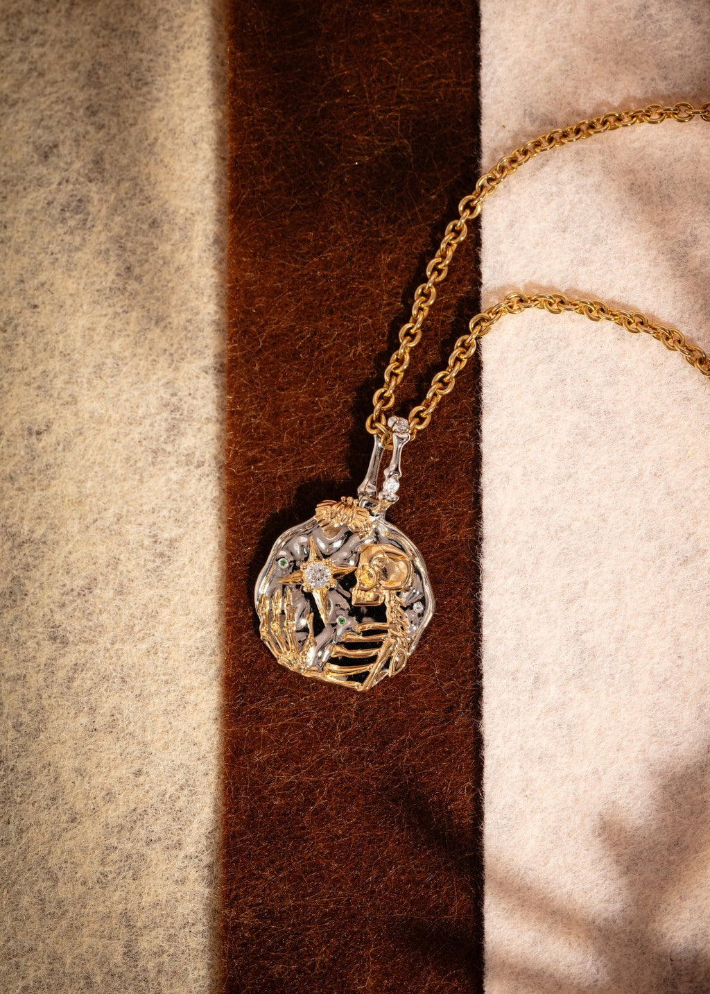 Skull and Bone Pendant