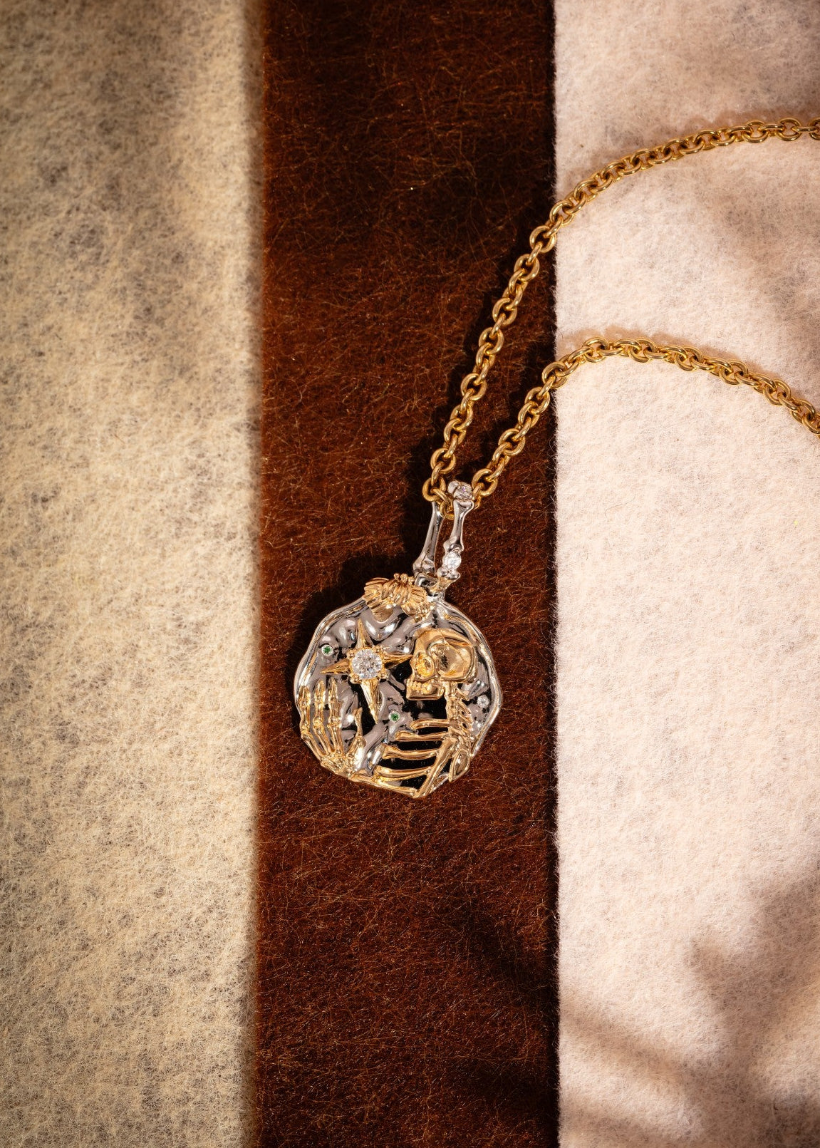 Skull and Bone Pendant