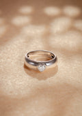 Rugged Dome Ring - Heart Shape