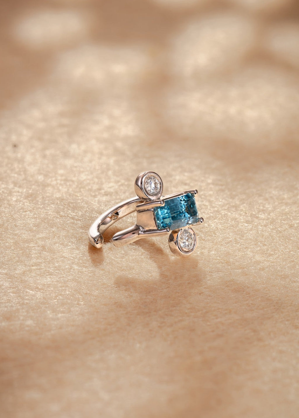 Aquamarine Ear Snugs