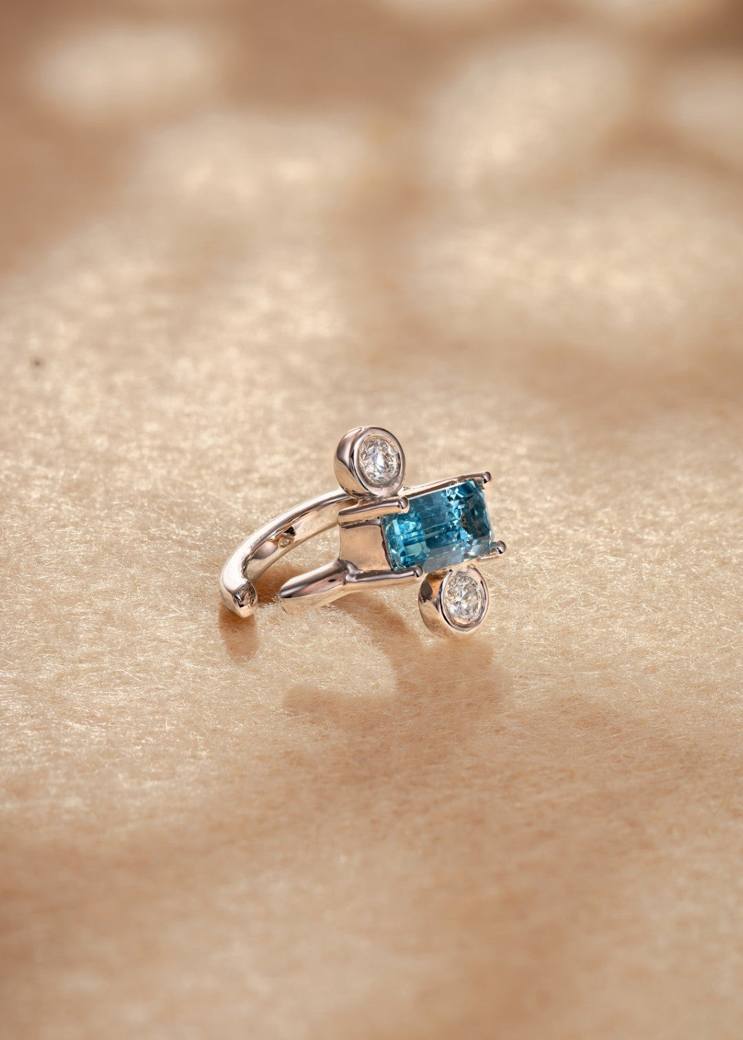 Aquamarine Ear Snugs