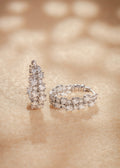 Cluster Hoop Earrings