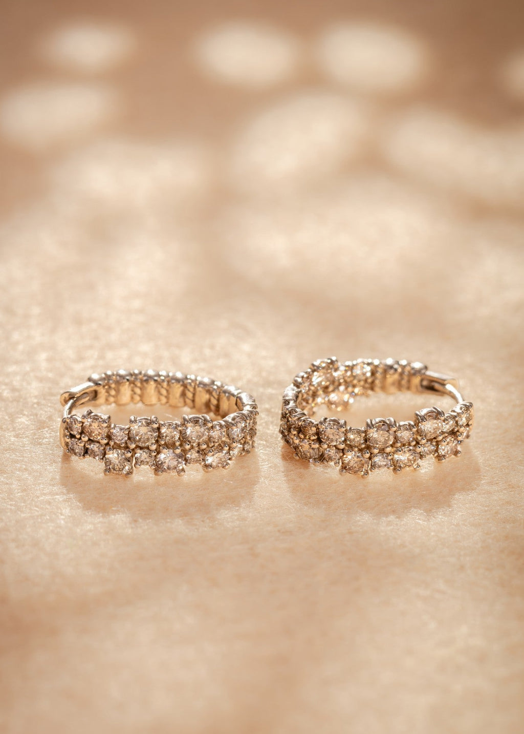 Cluster Hoop Earrings