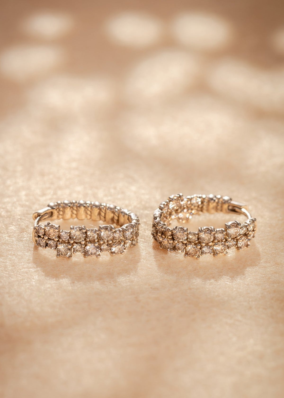 Cluster Hoop Earrings