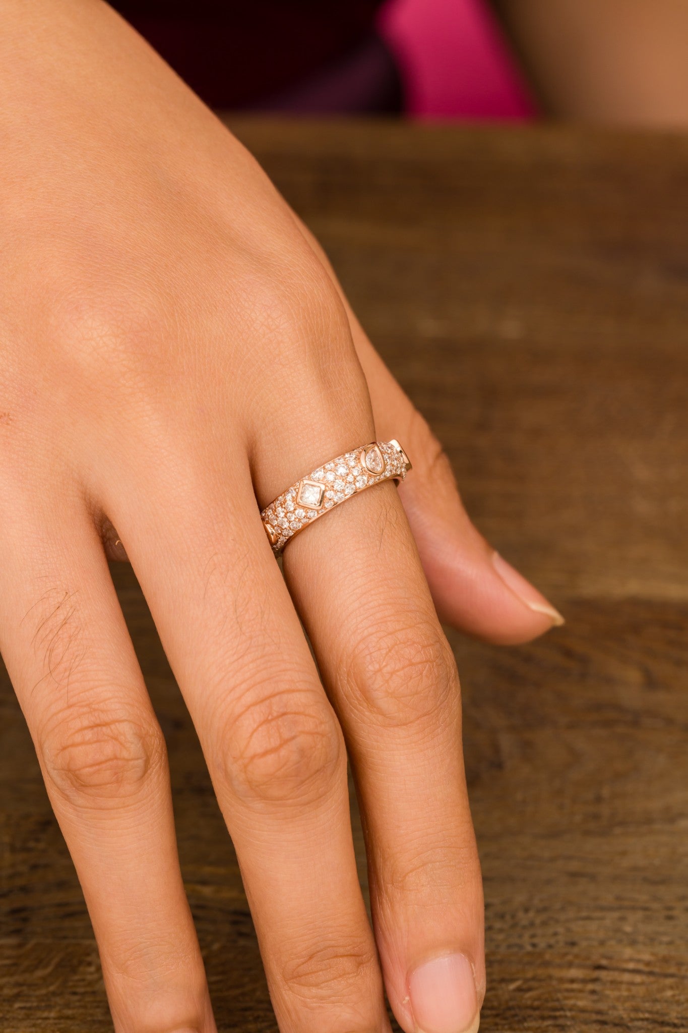 Pave Birthday Ring - Slim