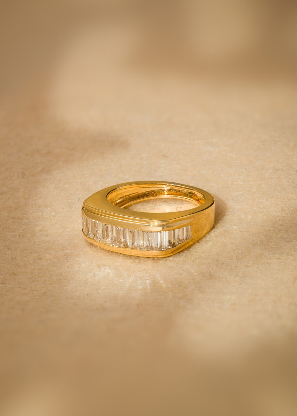 Baguette Channel Ring