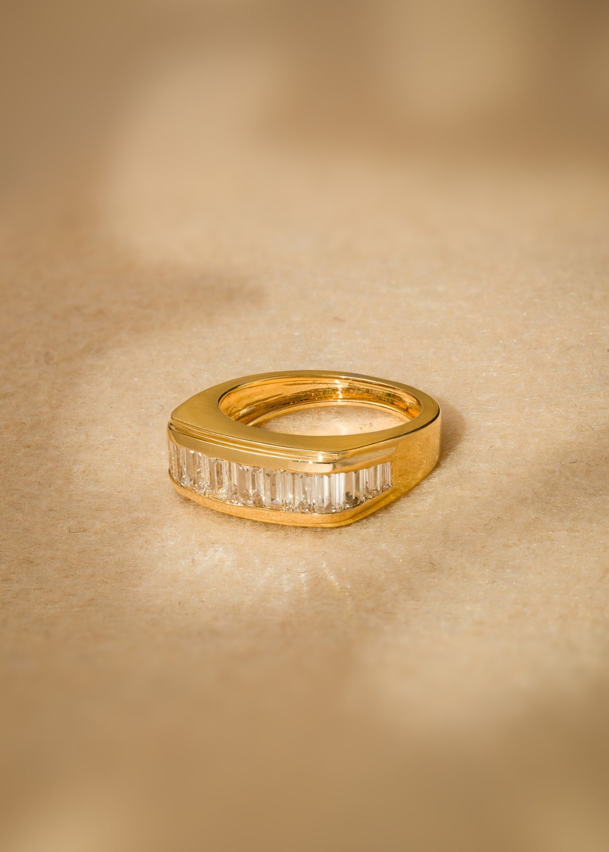 Baguette Channel Ring
