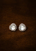 Fulu Ice Jade Earrings with Diamonds