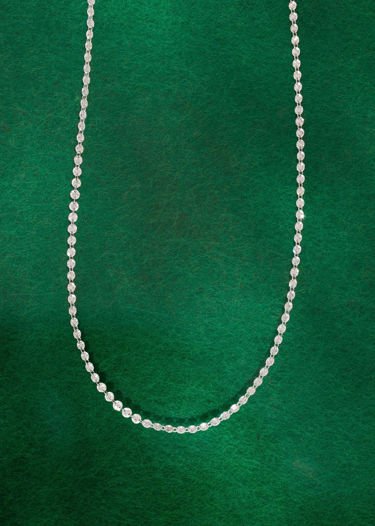 Drilled Tennis Necklace
