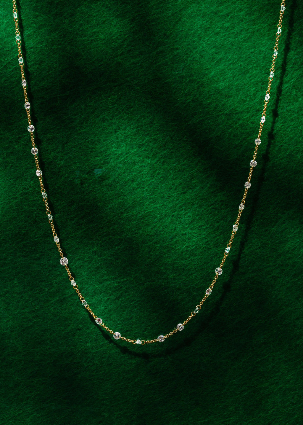 Classic Drilled Station Necklace