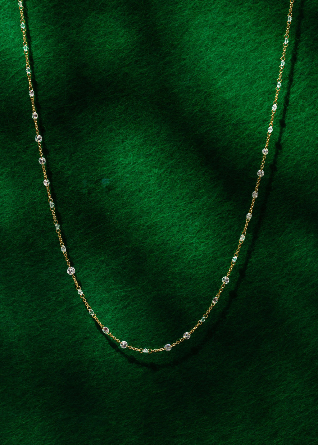 Classic Drilled Station Necklace