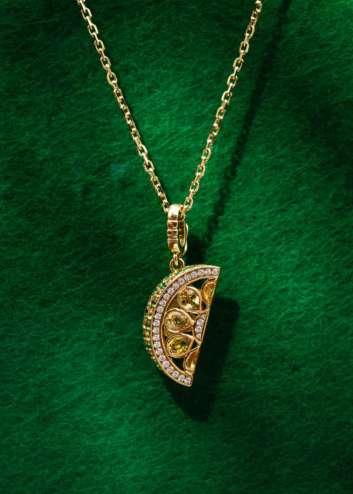 Lemon Slice Pendant