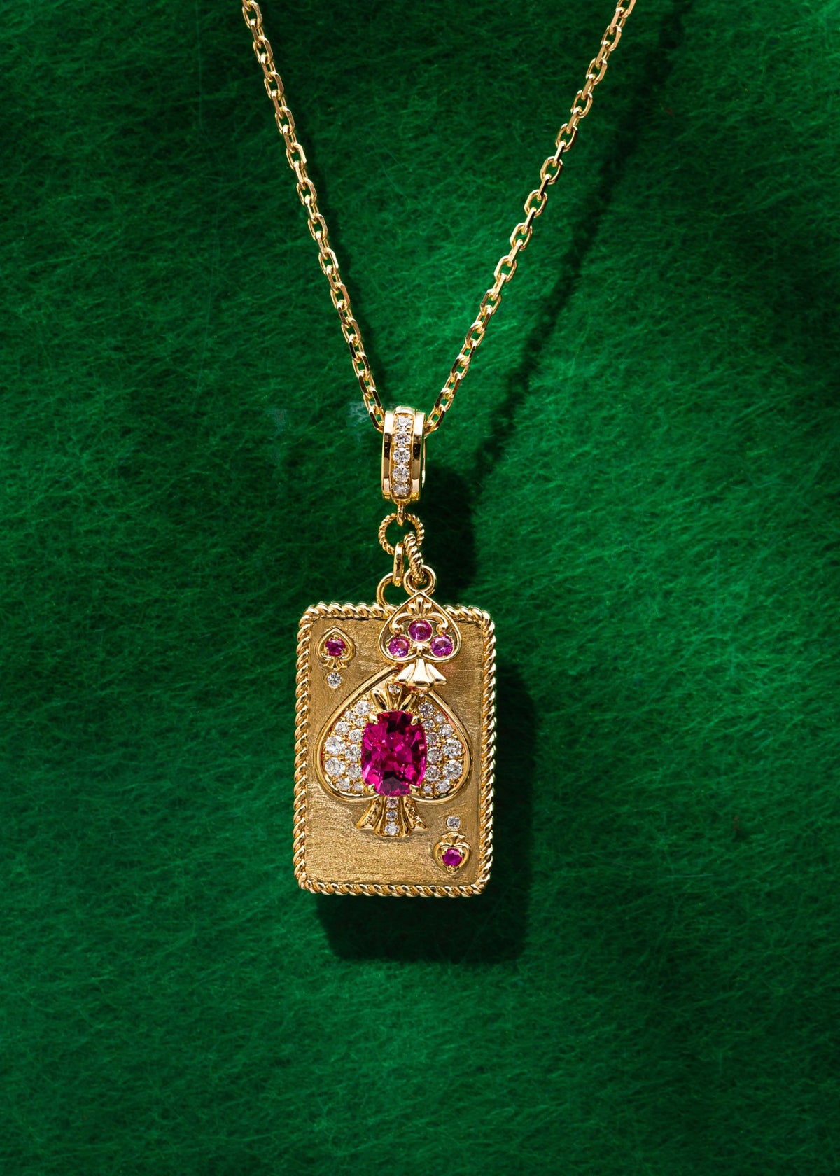 Ace of Spades Pendant