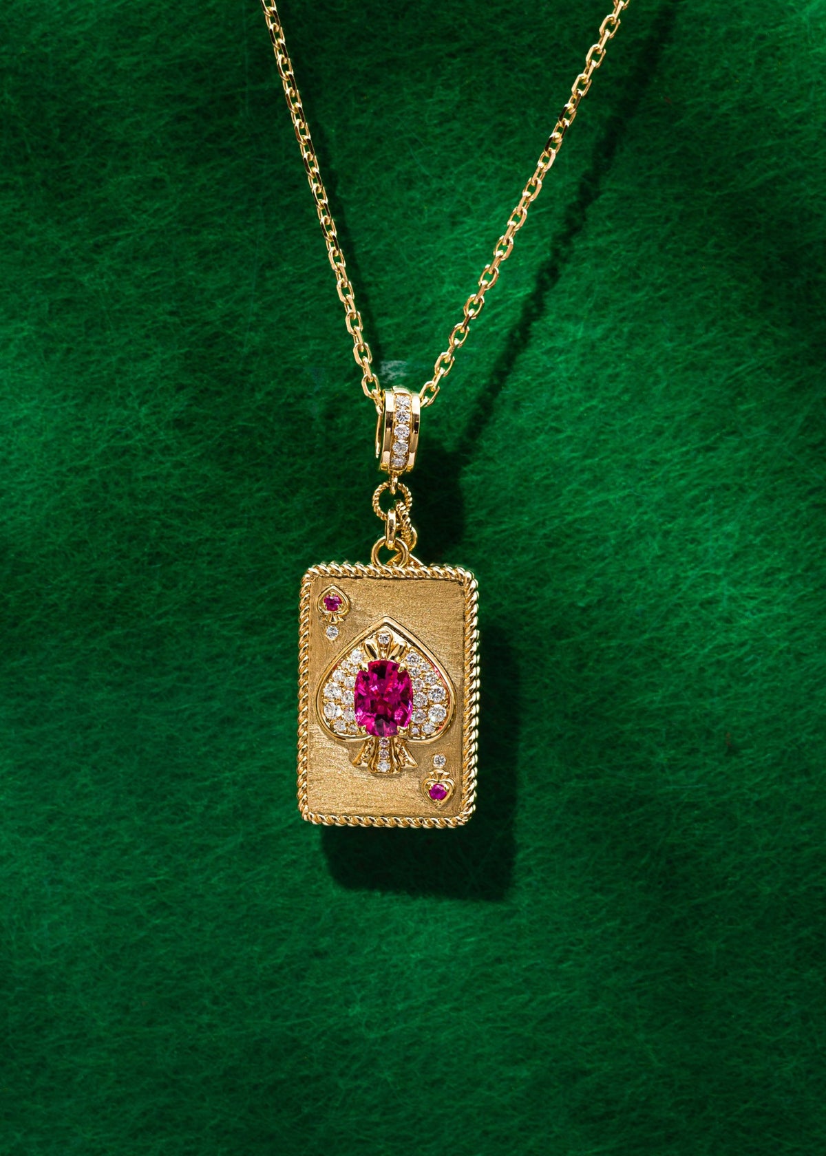 Ace of Spades Pendant