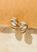Diamond Swirly Earrings
