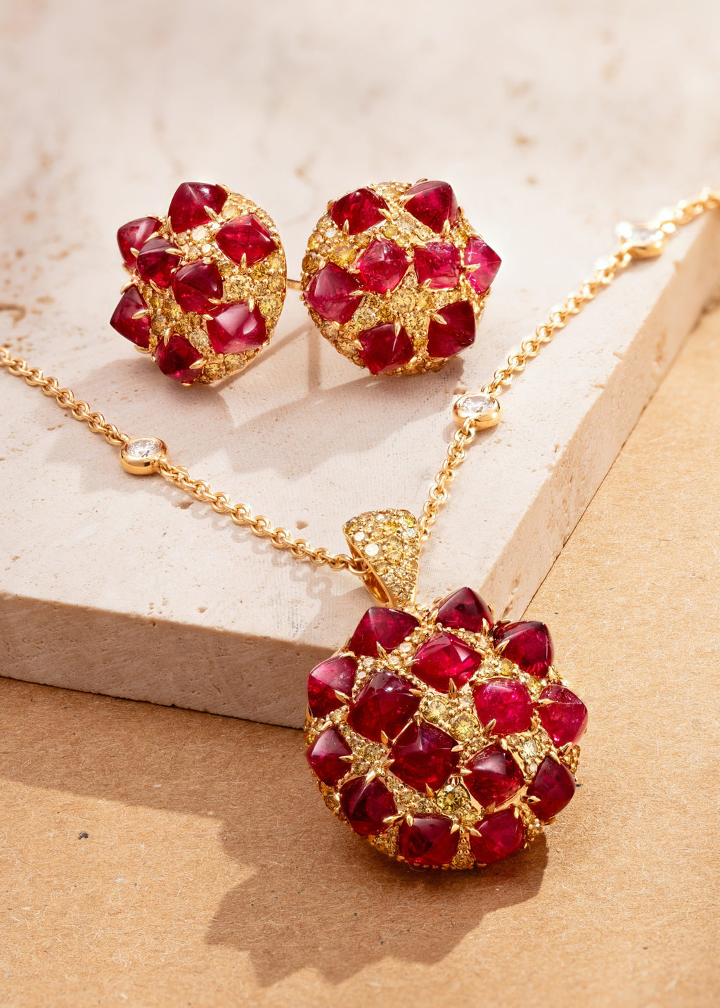 Cranberry Muffin Earrings