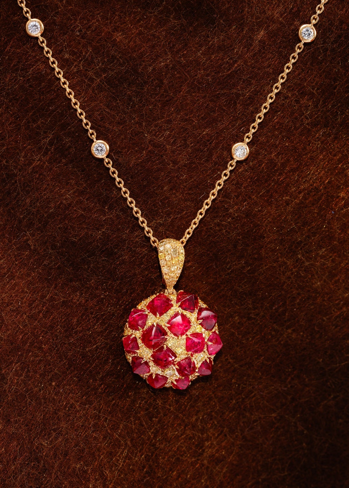 Cranberry Muffin Pendant