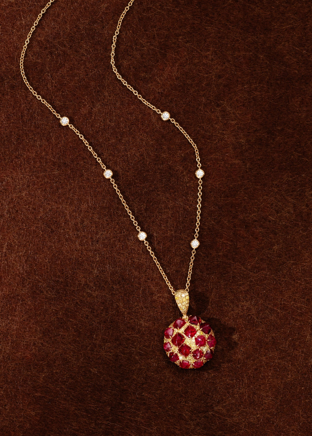 Cranberry Muffin Pendant