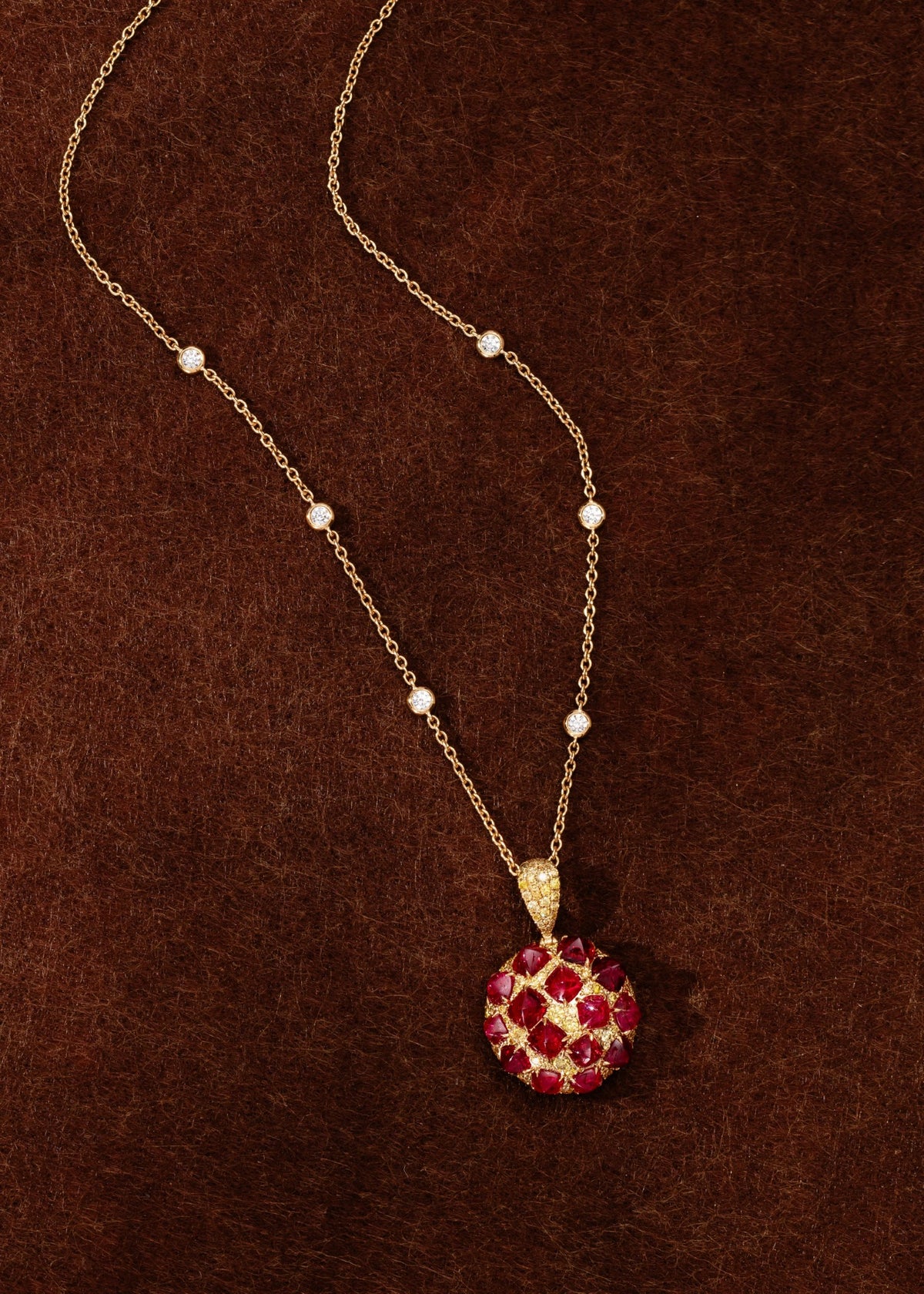 Cranberry Muffin Pendant