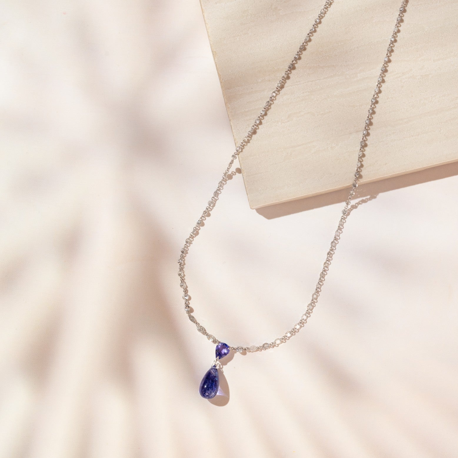 The Tanzanite Drift Necklace necklaces with necklace styling