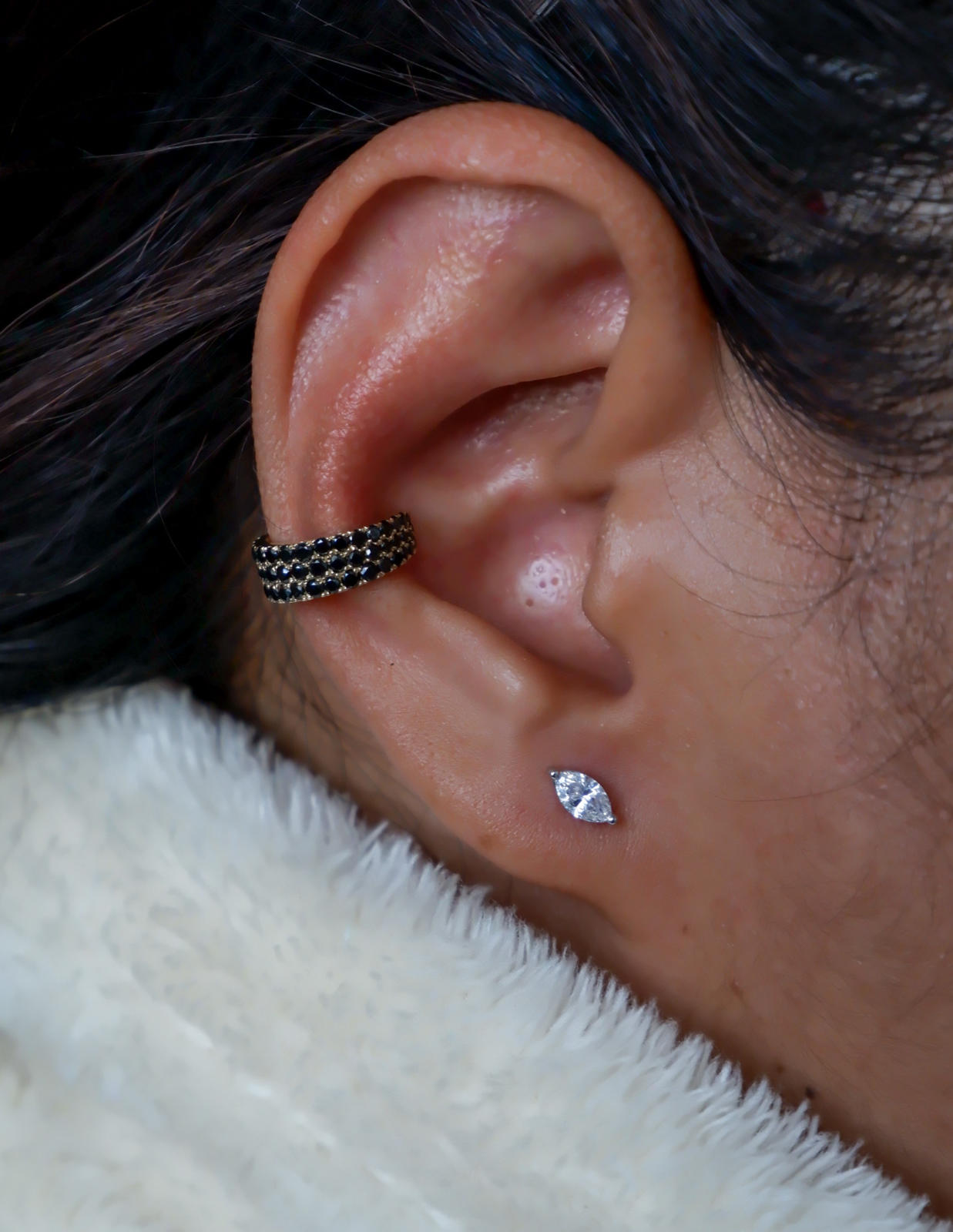 EAR SPREE MARQUISE STUDDED earrings 