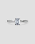 Emerald Cut Diamond Ring diamond rings in gold