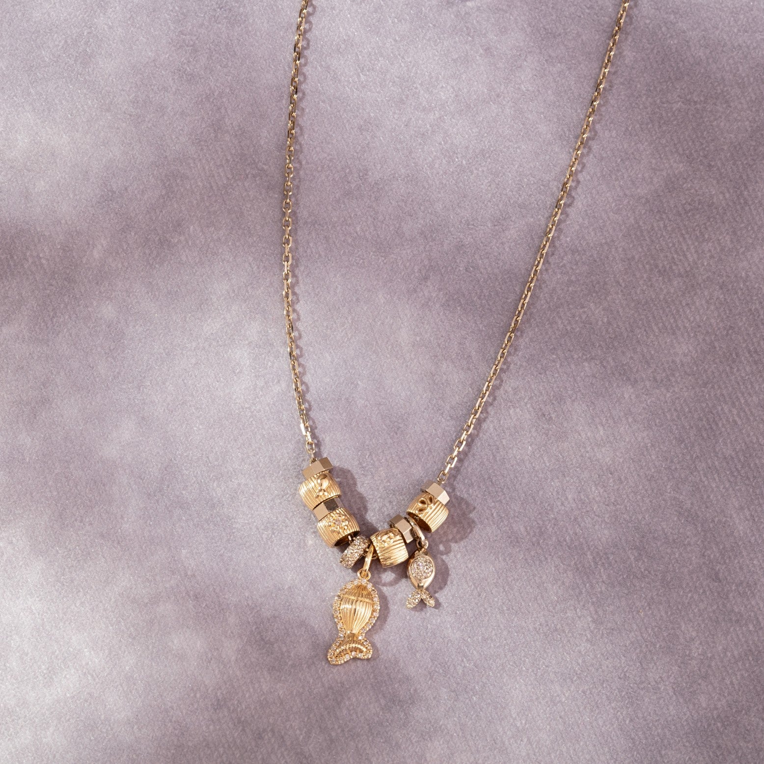 Fish and Barrels necklaces with necklace styling