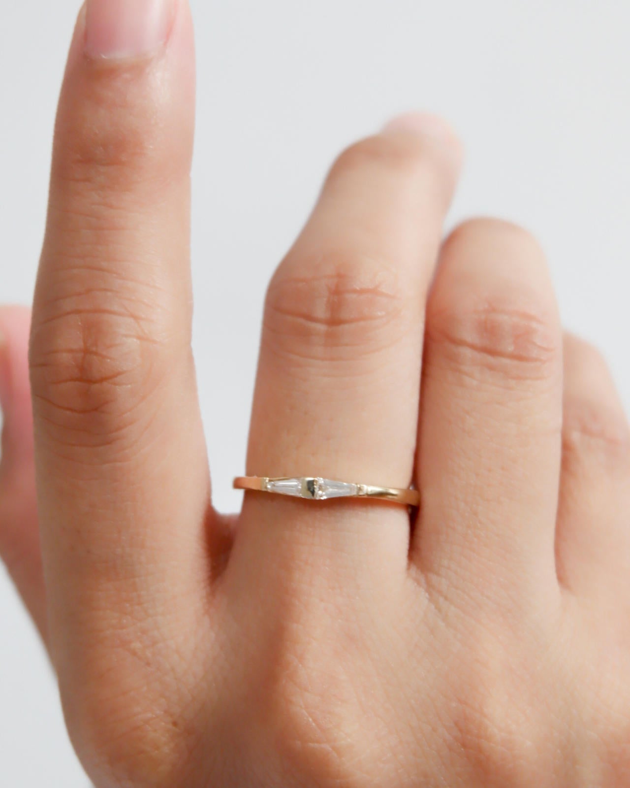 Flap Ring fine gold rings