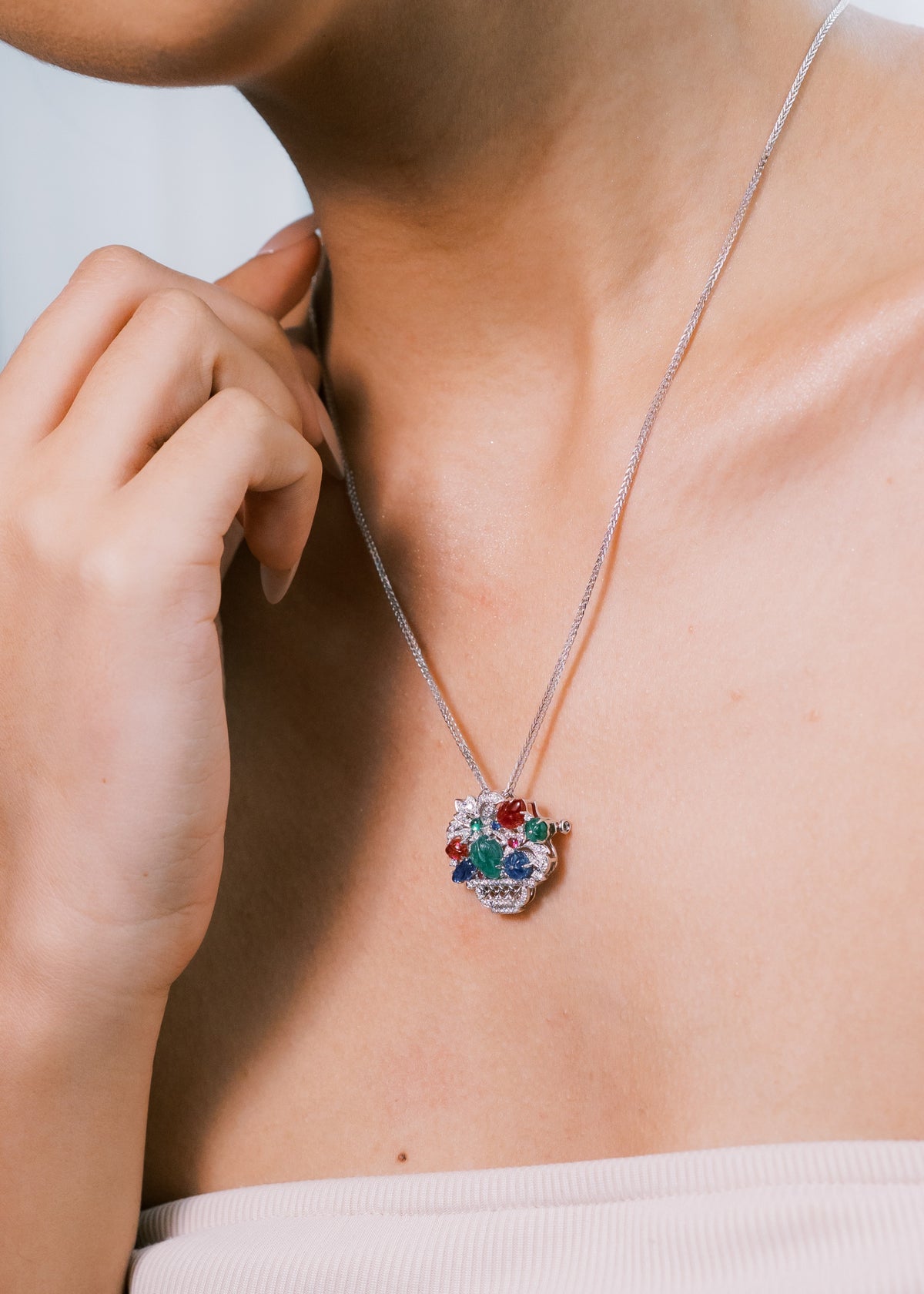 Vase Tutti Frutti Pendant