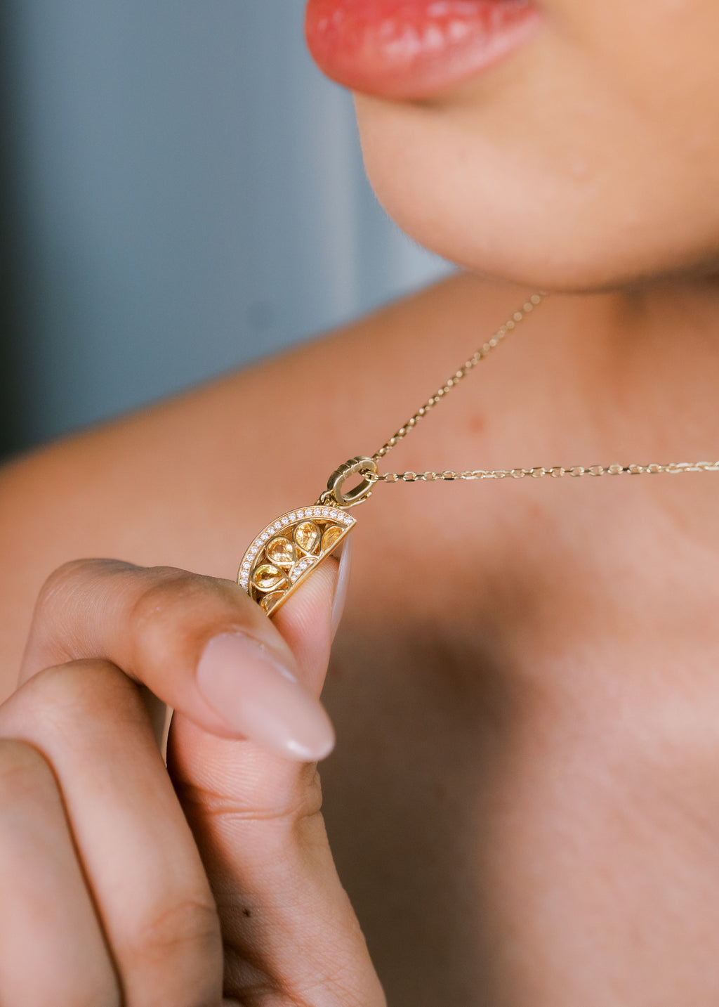 Lemon Slice Pendant