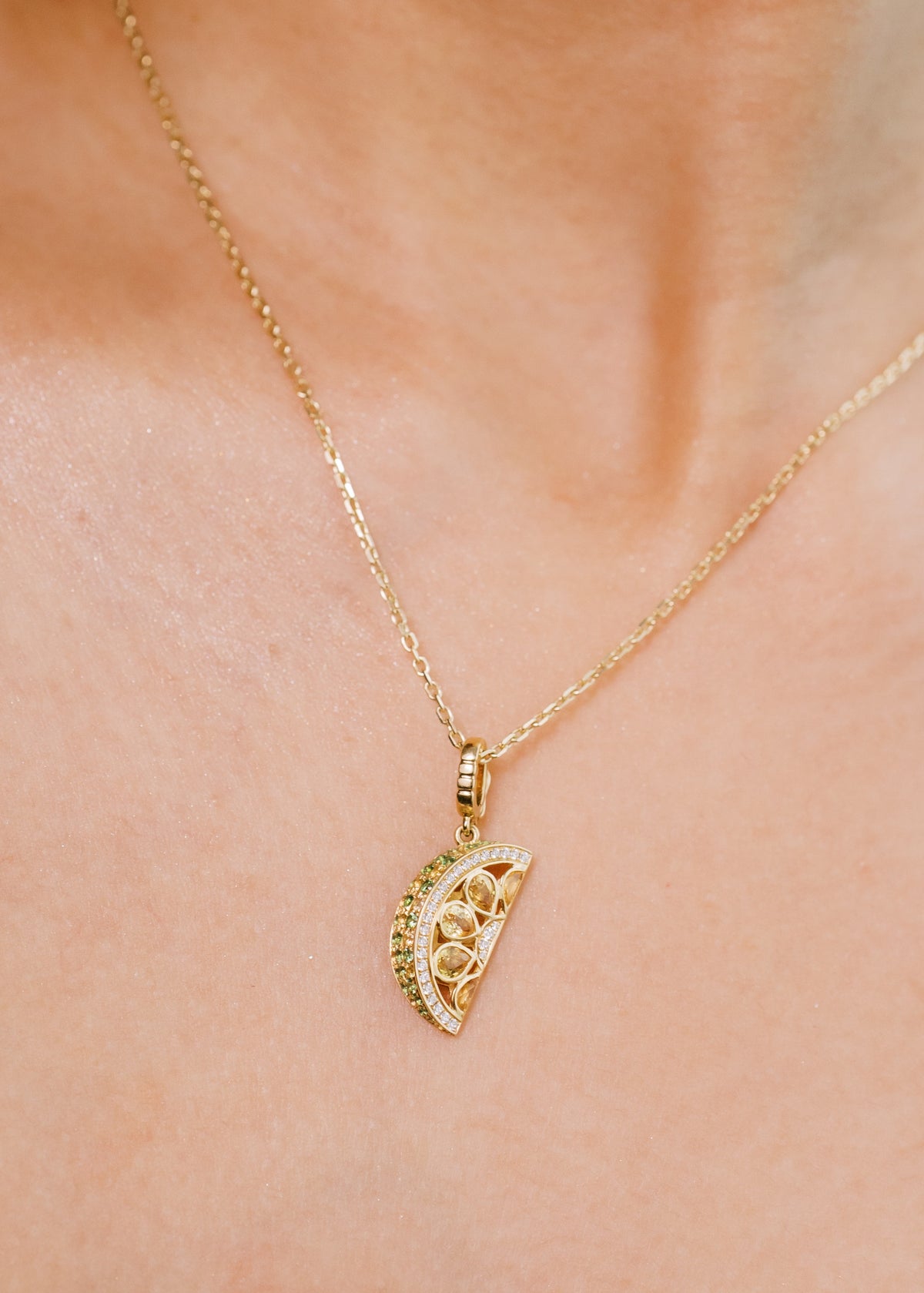 Lemon Slice Pendant