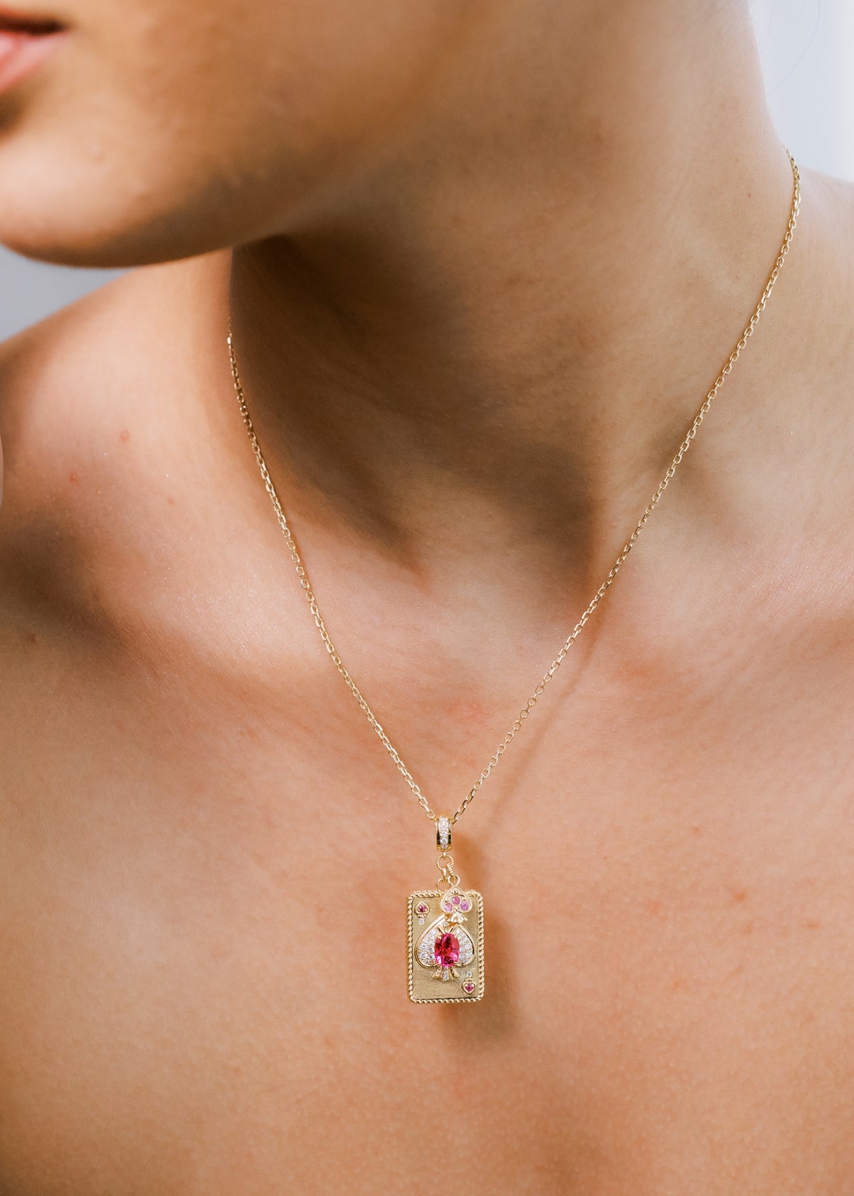 Ace of Spades Pendant