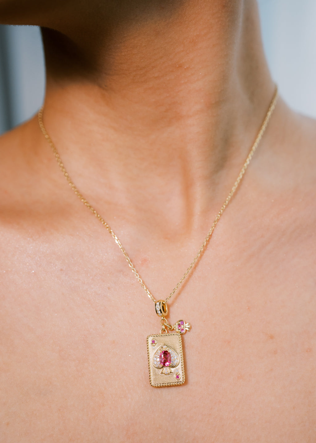 Ace of Spades Pendant