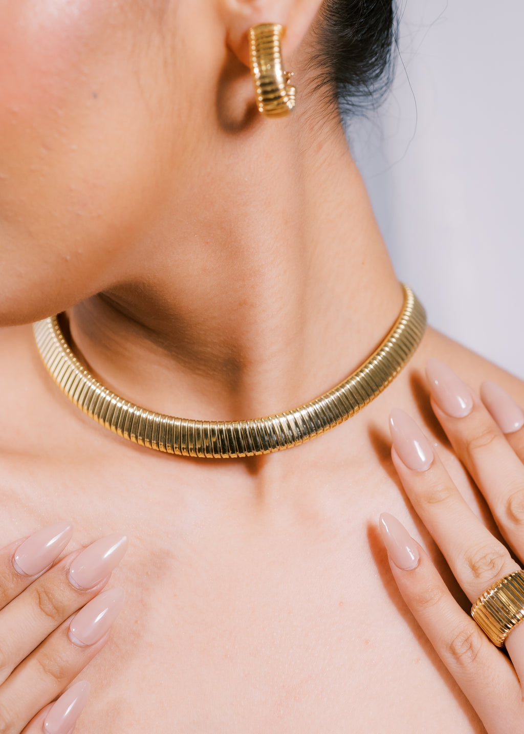 12mm Flat Tubogas Necklace