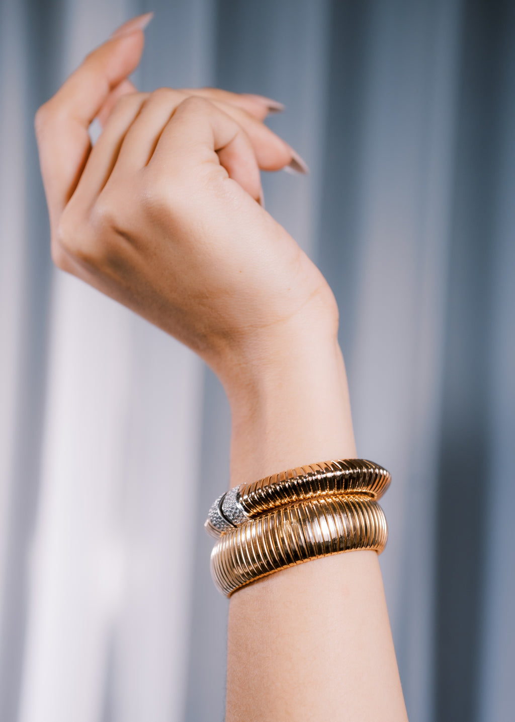 Wide Tubogas Bangle