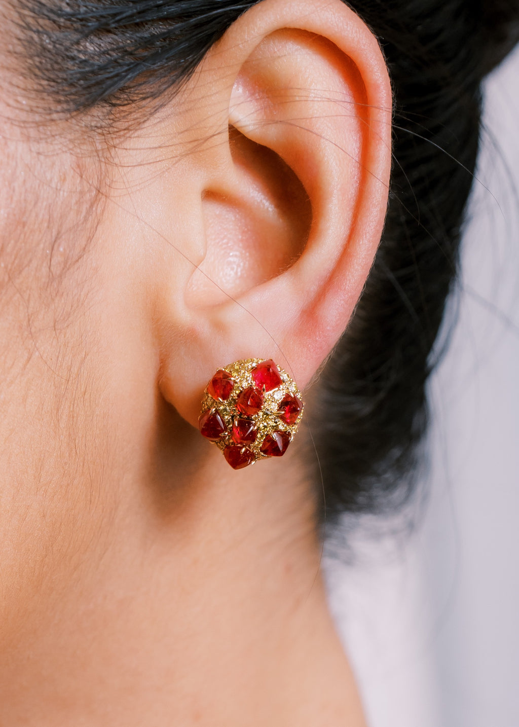 Cranberry Muffin Earrings