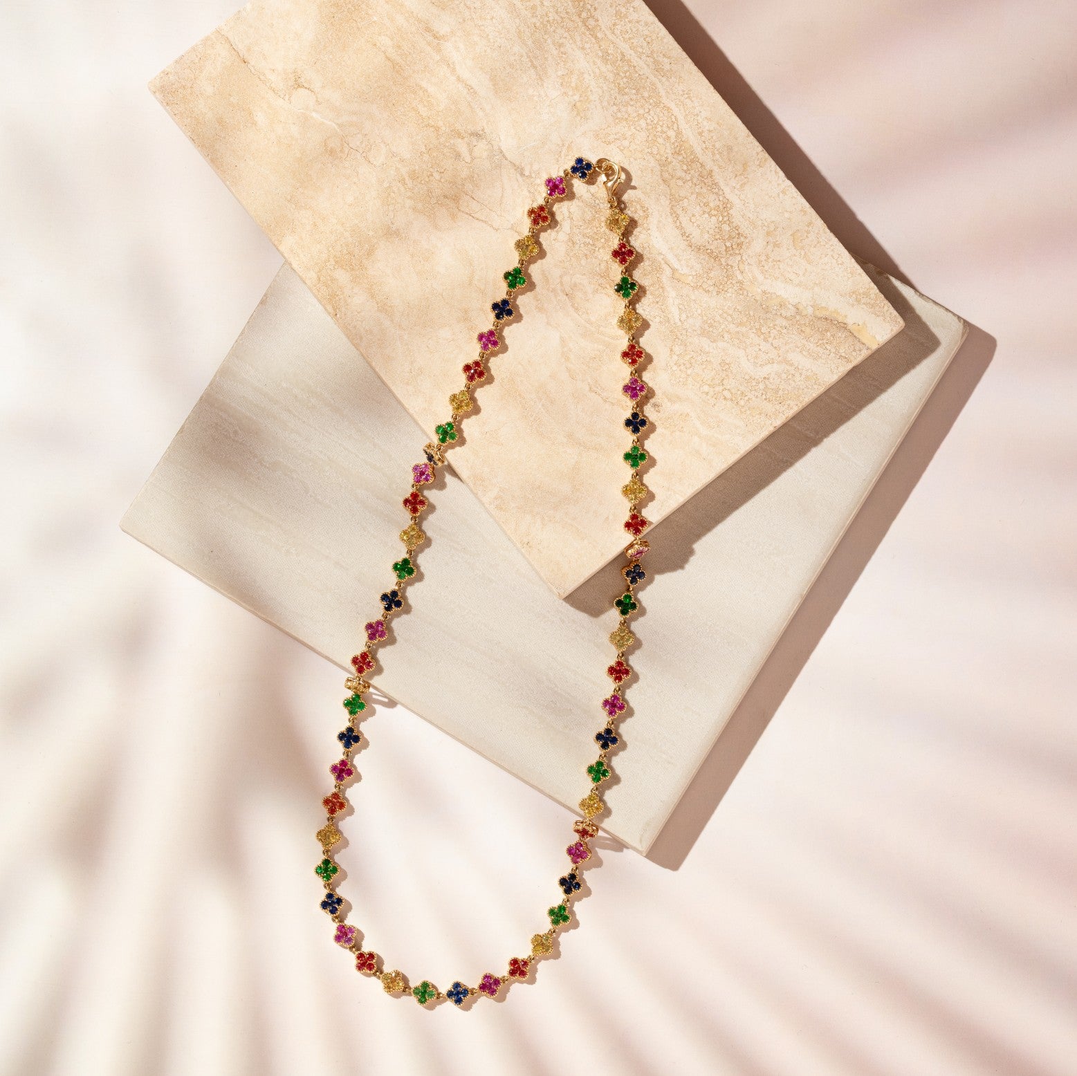 Joie Fleur necklaces with necklace styling