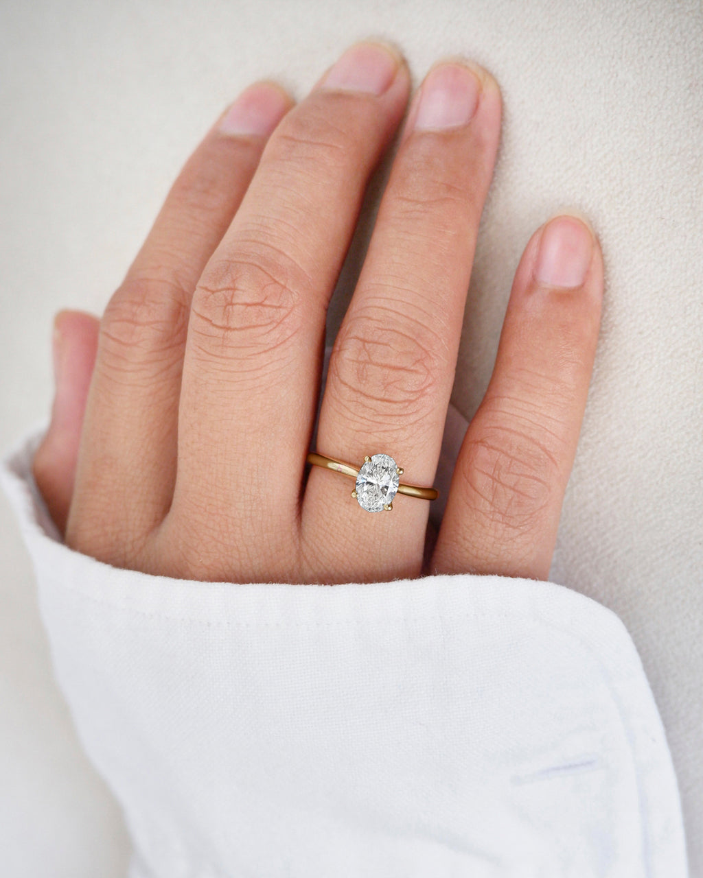 Oval Diamond Ring diamond rings in gold