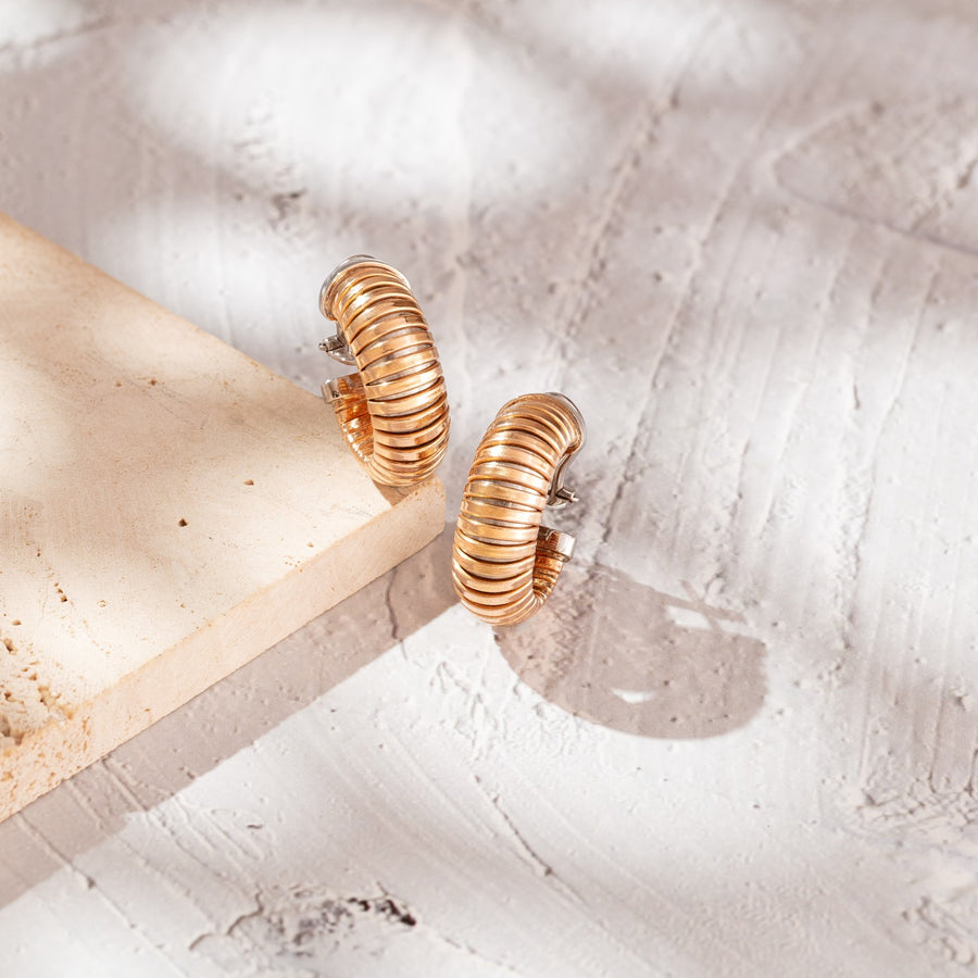 THE TUBOGAS EARRINGS earrings with earrings styling