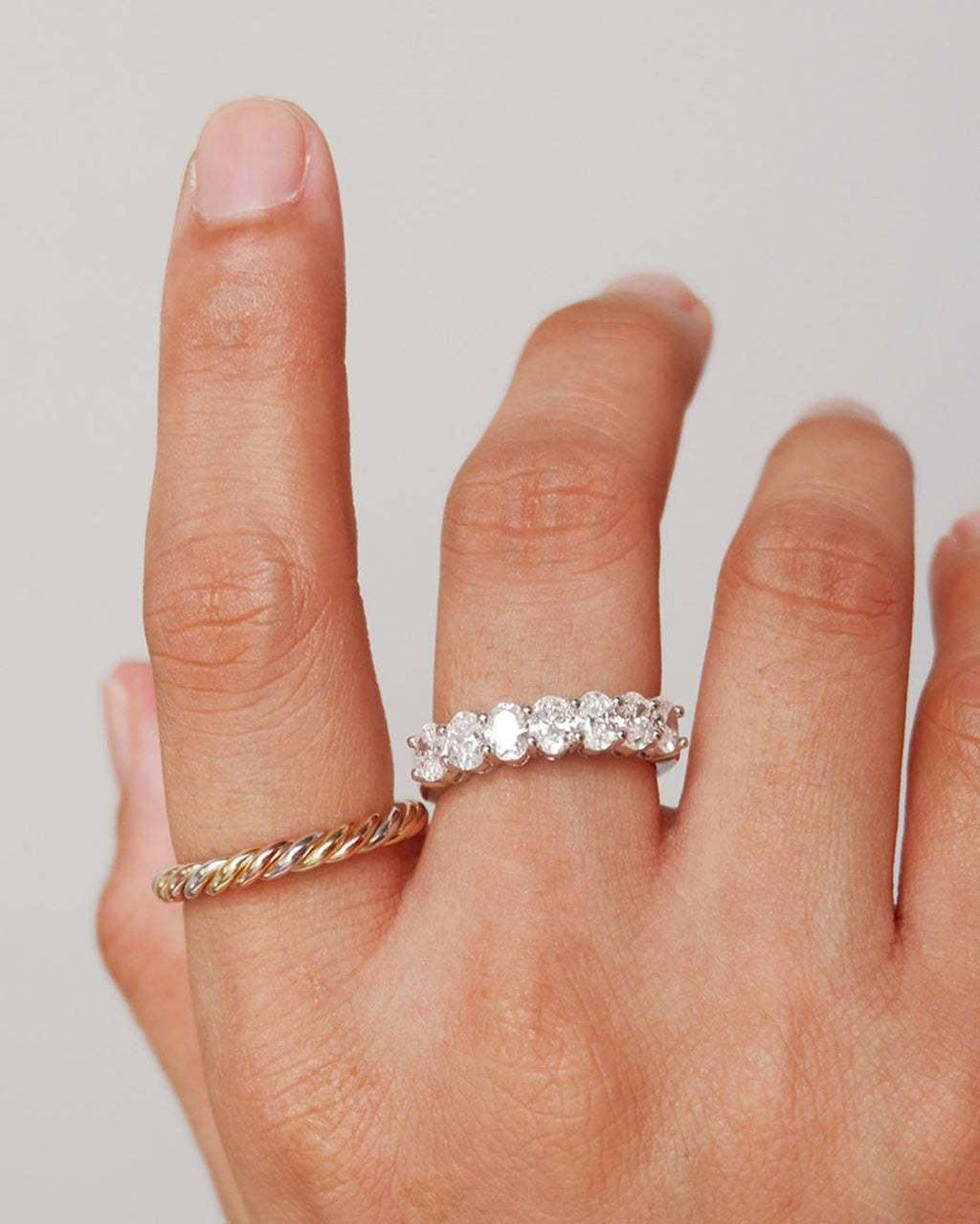Chunky Twiddles Ring fine gold rings
