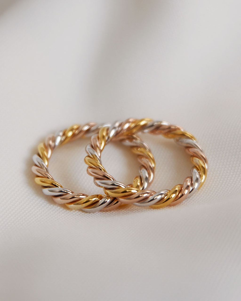 Chunky Twiddles Ring fine gold rings