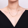 The Emerald Drift Necklace necklaces with necklace styling