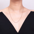 The Rosé Blush Drift Necklace necklaces with necklace styling