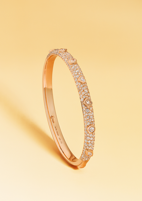 Birthday Pave Bangle - Slim