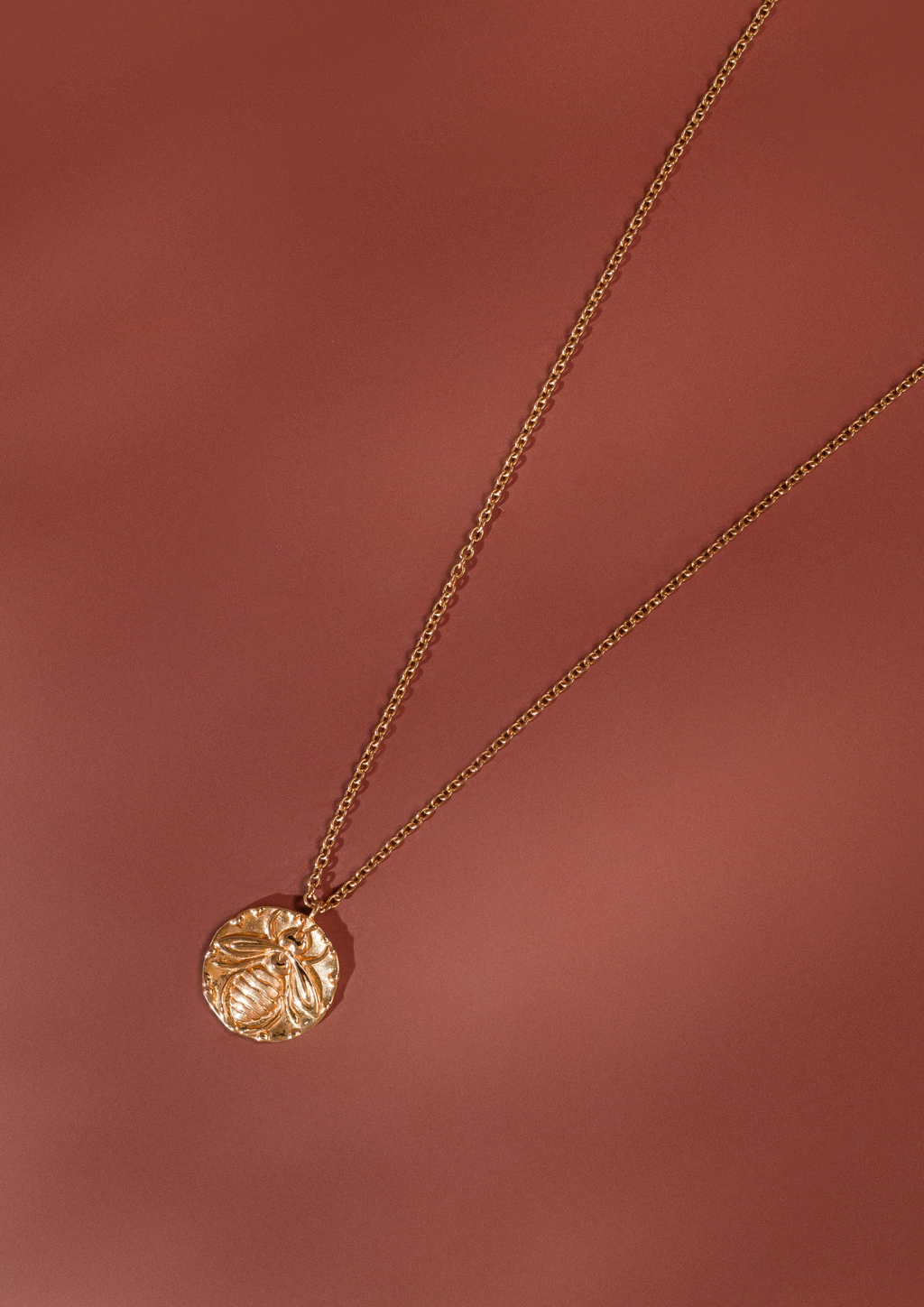 Bee Medallion Necklace