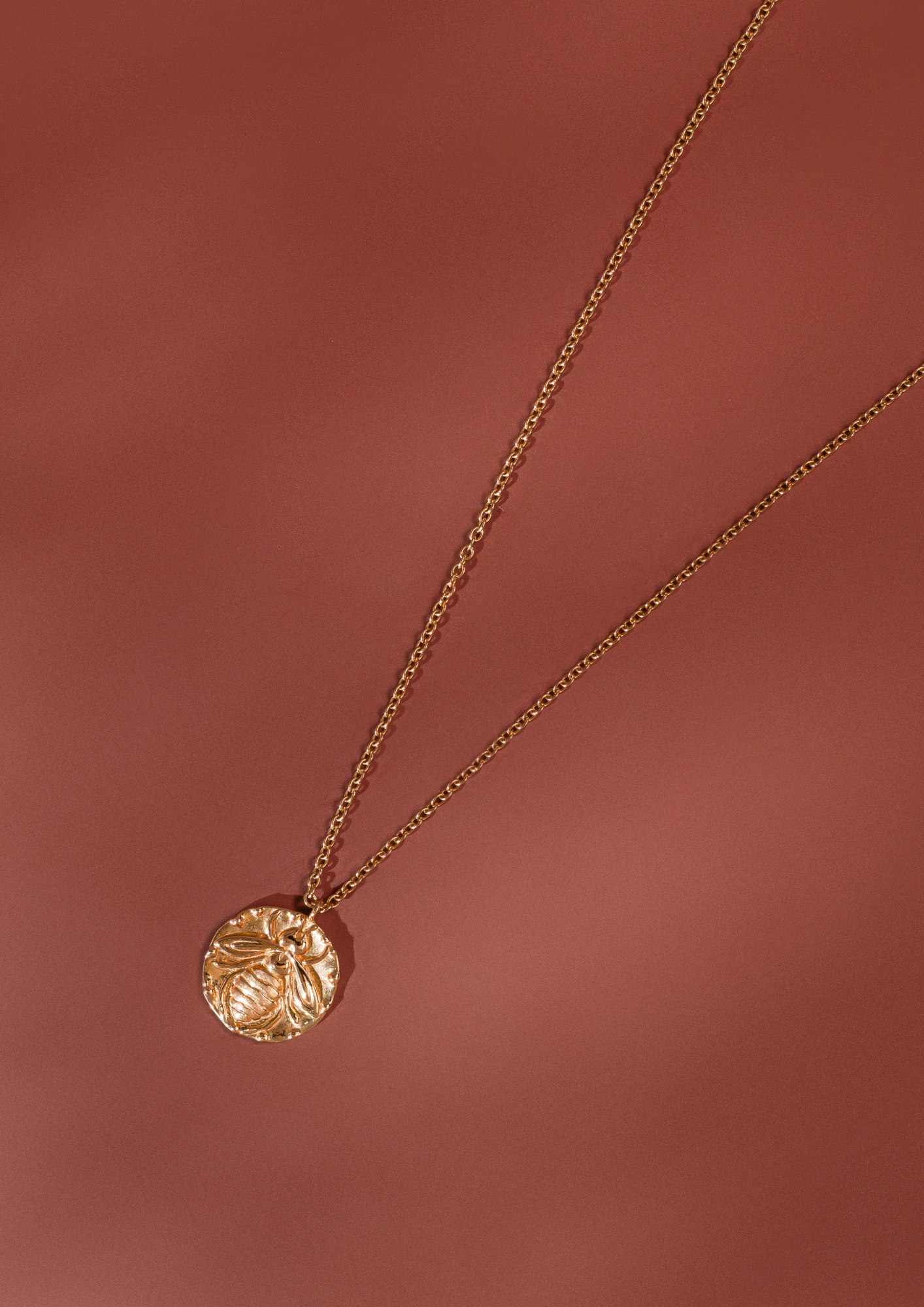 Bee Medallion Necklace